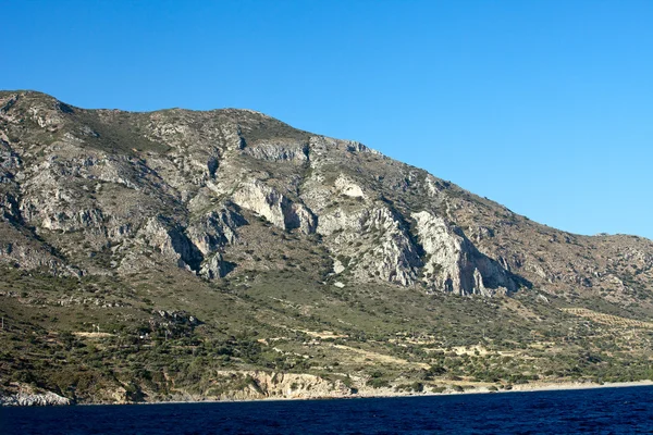 Den klippiga kusten av Turkiet söder om bodrum — Stockfoto