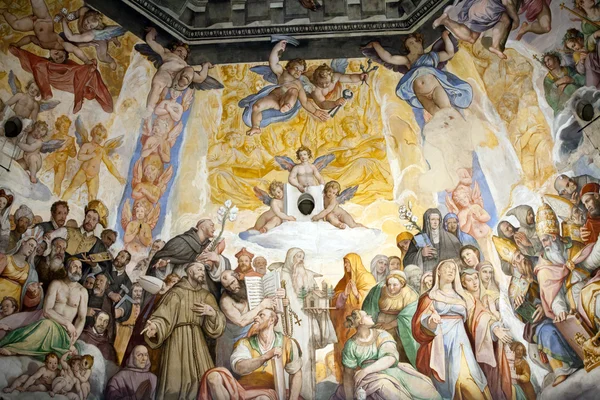 Florence - Duomo .The Last Judgement. Inside the cupola: — Stock Photo, Image