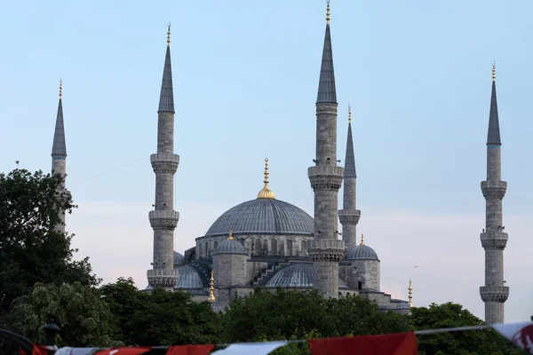 Istambul - Sultanen Ahmed moskeen - Stock-foto