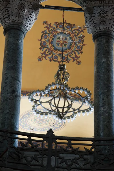 Interior of the Hagia Sophia in Istanbul. Turkey — Stock Photo, Image
