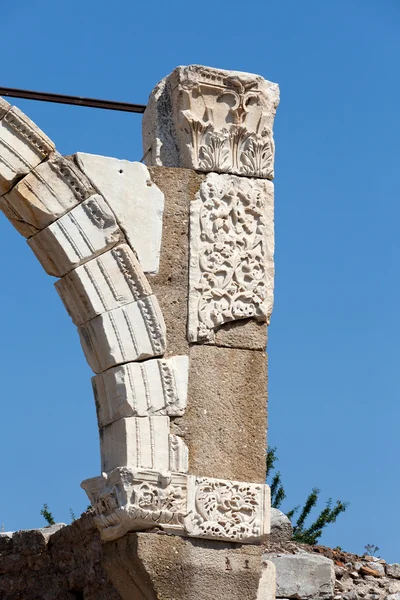 Ruinen der antiken griechischen Stadt Ephesus — Stockfoto