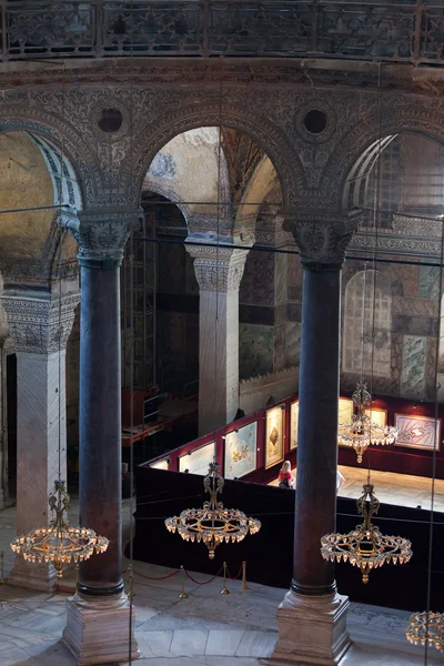 Interior da Hagia Sophia em Istambul. Turquia — Fotografia de Stock