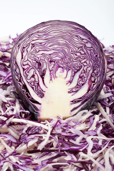 White and Red Cabbage — Stock Photo, Image