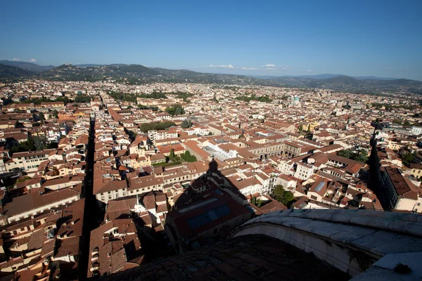 Widok na Florencja z kopuły duomo — Zdjęcie stockowe