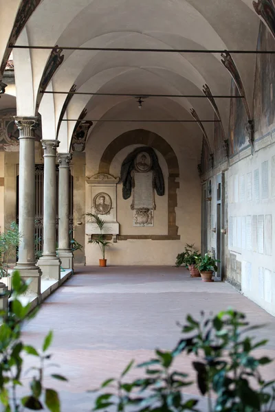 Basilikan santissima annunziata i Florens. Italien — Stockfoto