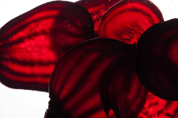 Sliced raw beet — Stock Photo, Image