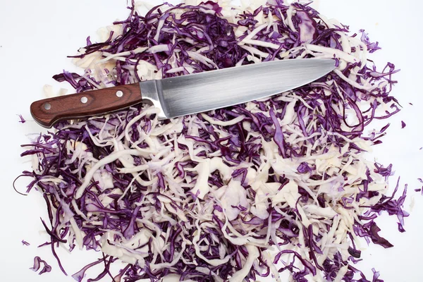 White and Red Cabbage — Stock Photo, Image