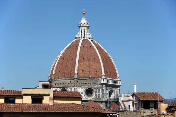 Firenze-la cupola della Cattedrale di Santa Maria del Fiore — Foto Stock