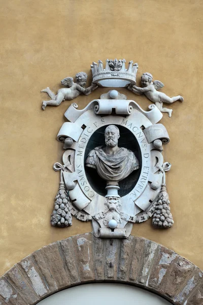 Florencja - biust Cosimo de' Medici — Zdjęcie stockowe