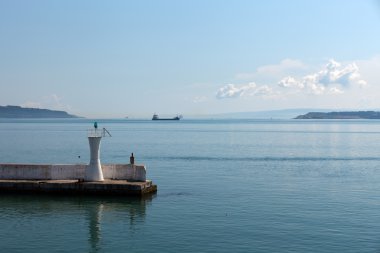 Asya 'dan Avrupa' ya Çanakkale Boğazı 'ndan geçiş.