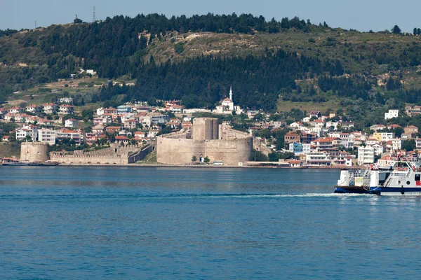 Kilitbahir Burg in canakkale, Türkei. der blick aus asien auf europa — Stockfoto