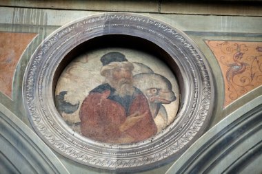 Floransa'da santissima annunziata Bazilikası. İtalya