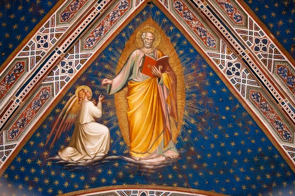 Fresco from Florence church - San Miniato al Monte — Stock Photo, Image