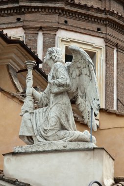 Roma - san rocco Kilisesi'nın üzerinde angel