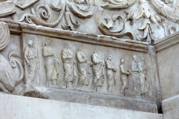 Roma - Ara Pacis, Altar de la Paz de Augusto —  Fotos de Stock