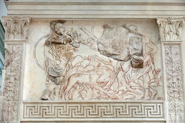 Řím - ara pacis, oltář míru čemu — Stock fotografie