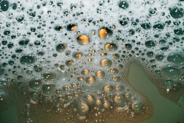 Closeup of bubbles in water — Stock Photo, Image