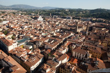 kubbe Duomo görünüm-Floransa üzerinde