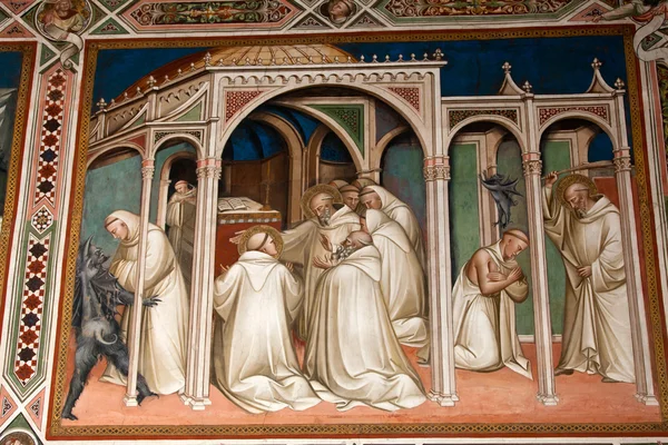 Affresco della chiesa di Firenze - San Miniato al Monte — Foto Stock