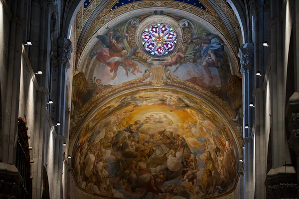 Lucca - vista del interior de la Catedral de San Martín — Foto de Stock