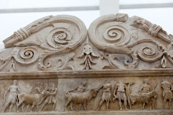 Рим - Ара-Пасис, алтарь мира в Августане — стоковое фото
