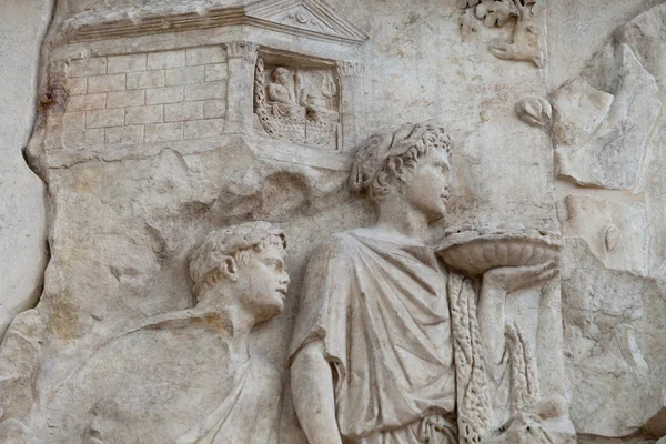 Roma - Ara Pacis, Altar de la Paz de Augusto — Foto de Stock