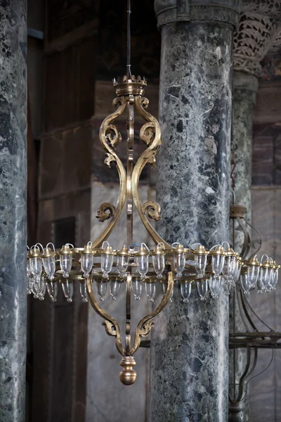 Innvendig i Hagia Sofia i Istanbul. Tyrkia – stockfoto