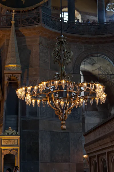 Interior of the Hagia Sophia in Istanbul. Turkey — Stock Photo, Image