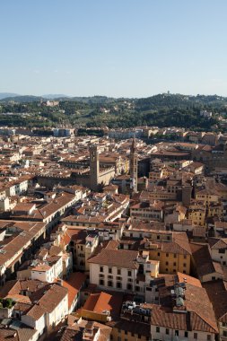 kubbe Duomo görünüm-Floransa üzerinde