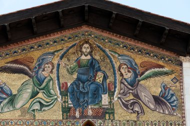 Lucca - San Frediano Kilisesi 13. Yüzyıl Yükseliş Mozaiği: Berlinghieri.