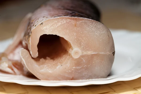 Un trozo de pescado crudo fresco. La dieta saludable . —  Fotos de Stock