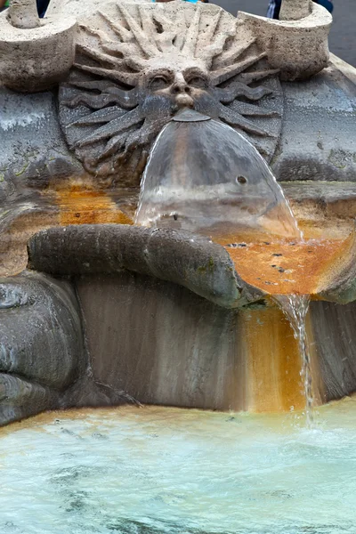 Fontana della Barcaccia, near Spanish steps. Rome. — Stock Photo, Image