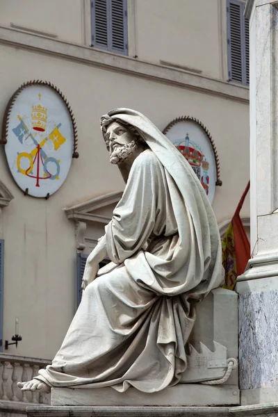 Prorok Izaiáš (Jindřich) socha v Římě, Itálie — Stock fotografie