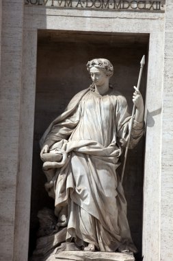 Roma'nın en büyük ve en ünlü çeşme trevi Çeşmesi veya fontana di trevi 's.