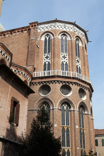 Kostel san giovanni e paolo v Benátkách v Itálii — Stock fotografie