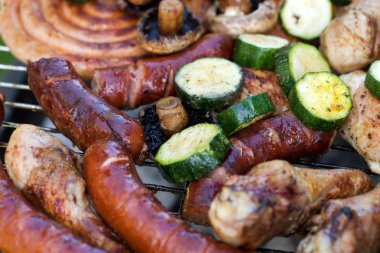 Izgarada leziz et ızgarası.