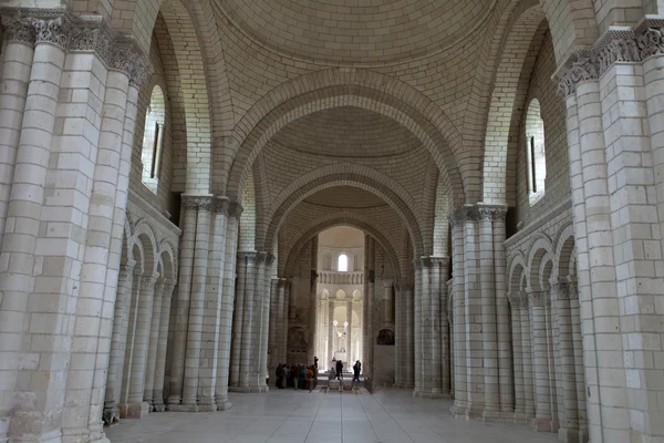 丰修道院-卢瓦尔河谷城堡群、 法国 — 图库照片