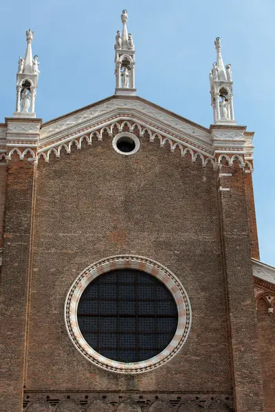 Kościół san giovanni e paolo w Wenecji we Włoszech — Zdjęcie stockowe
