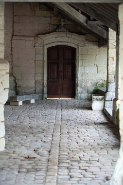 Fontevraud Abbey- church of St Michael clipart