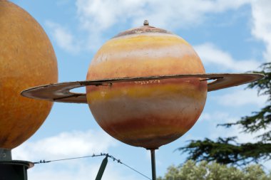amboise güneş sisteminde kukla. nehir loire .valley. Fransa