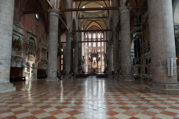 Santi Giovanni e 파올로, 베니스에서에서 주요 본당 — 스톡 사진