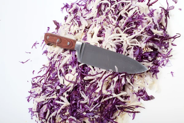 White and Red Cabbage — Stock Photo, Image