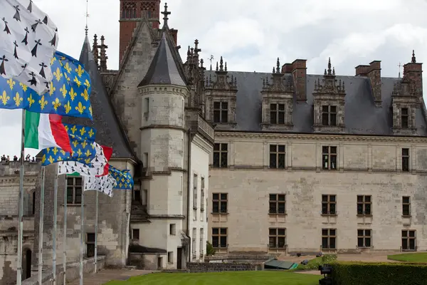 Amboise castle. Tal der Loire. Frankreich — Stockfoto
