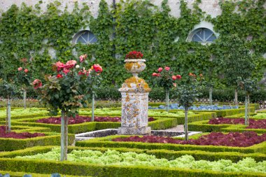 Bahçeleri ve chateau de villandry loire vadisinde Frangı