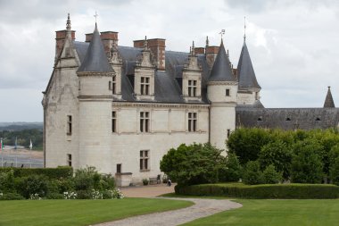 nehir loire, Amboise Kalesi .valley. Fransa