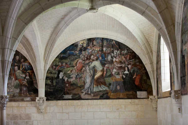 Fontevraud abbey - loire-dalen, Frankrike — Stockfoto