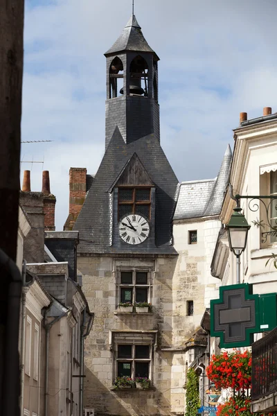 Vacker medeltida byn Amboise, Loire Valley, Frankrike — Stockfoto