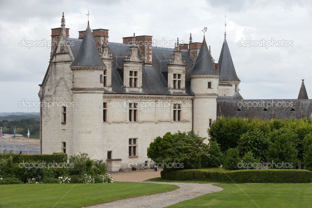 Amboise castle .Valley of the river Loire. France
