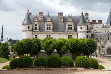nehir loire, Amboise Kalesi .valley. Fransa
