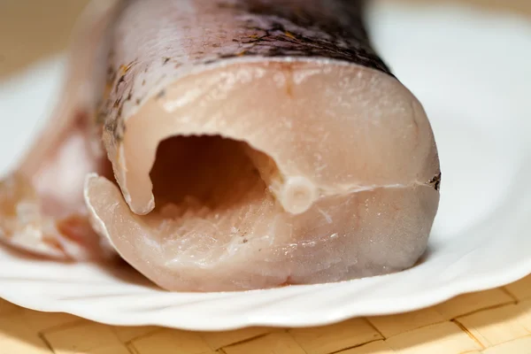 Un trozo de pescado crudo fresco. La dieta saludable . —  Fotos de Stock